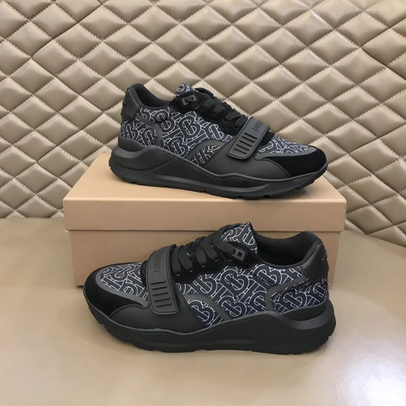Monogram Print Nylon Sneakers