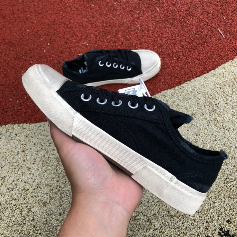 Ba*len*cia*ga paris mid destroyed sneaker black