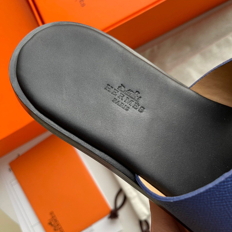 H**mes izmir sandals blue