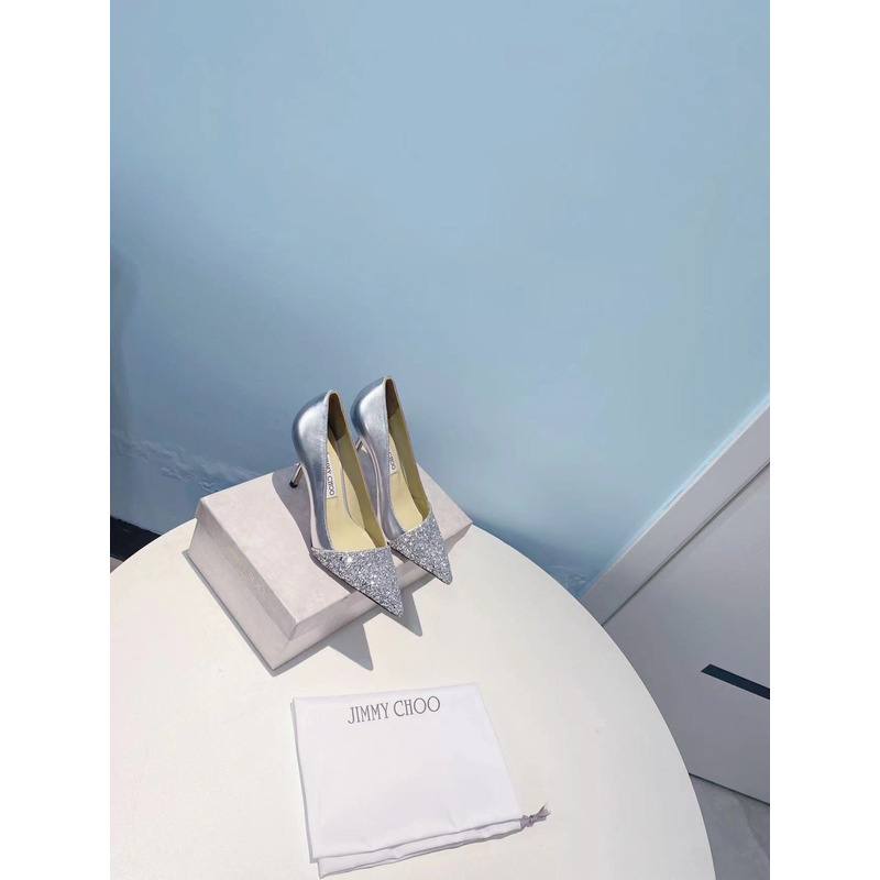 Jimmy Choo Fine Glitter Pumps