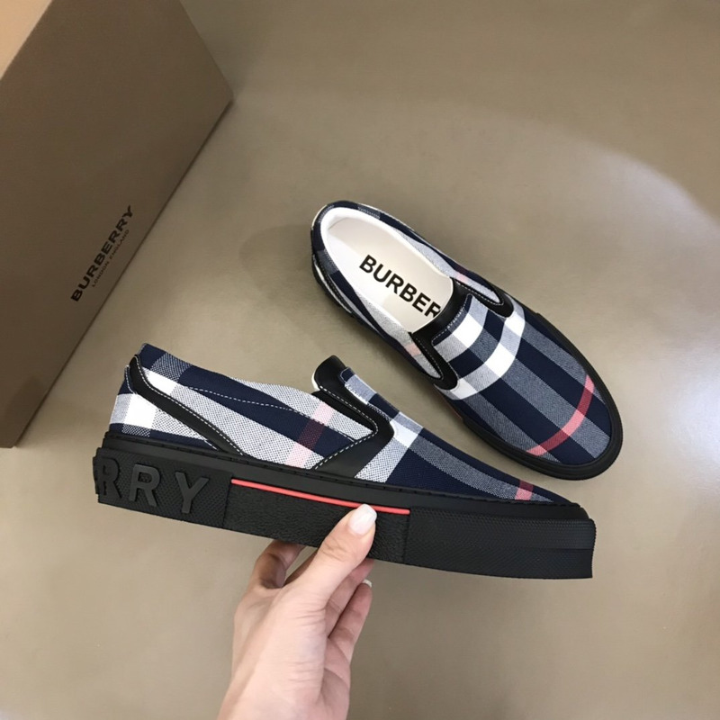 B**rry check cotton sneaker black