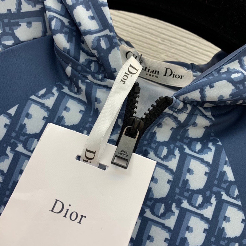 D*or bikini long sleeve one-piece swimsuit logo print