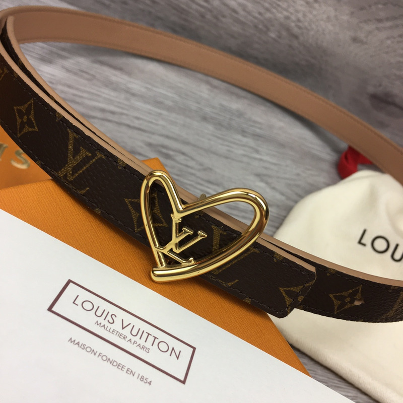 l**is V*t*n fall in love reversible belt monogram black brown