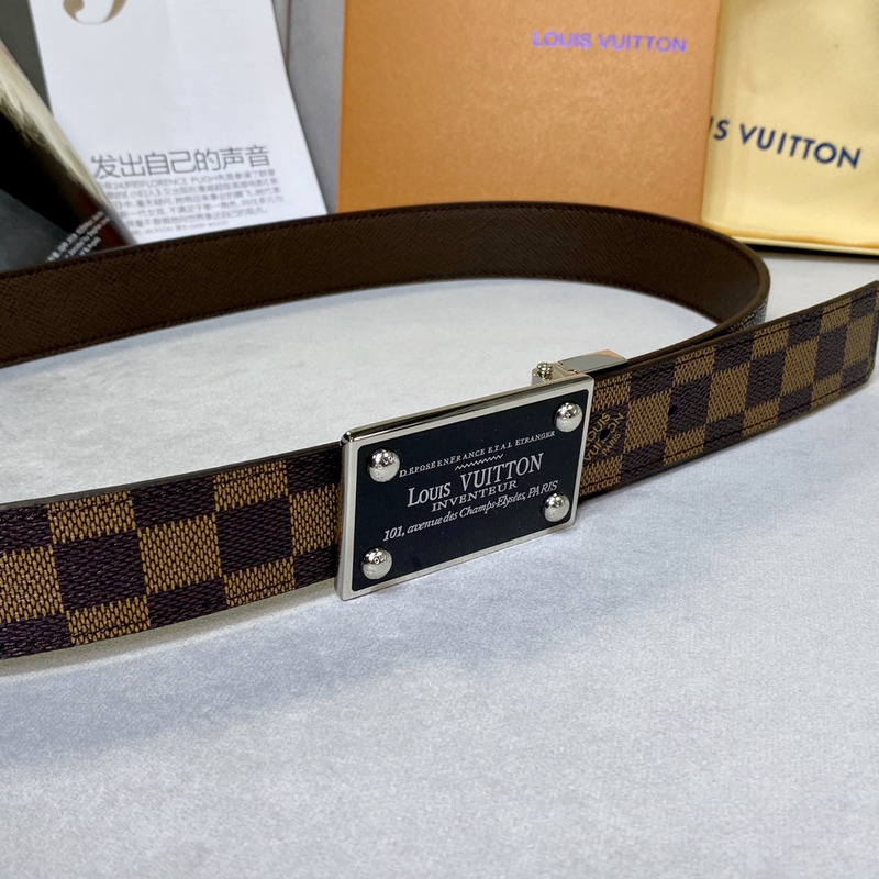 l**is V*t*n belt inventeur black logo