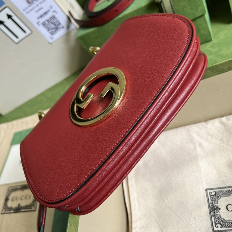 G*u*i blondie mini bag red leather