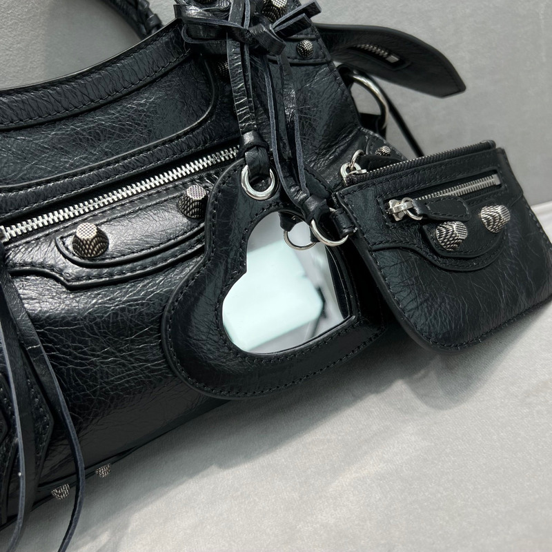 Ba*len*cia*ga neo cagole city shoulder bag black