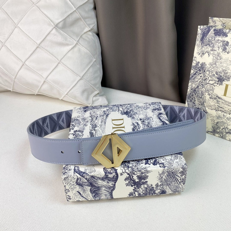 d*or gray cd Di*m*nd canvas and smooth calfskin gold