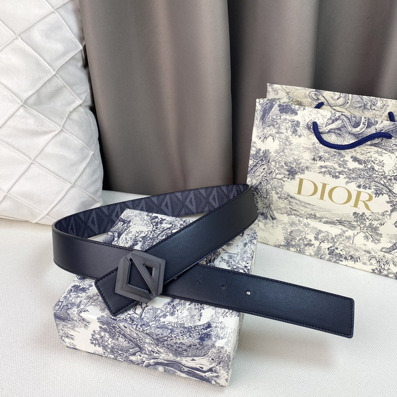 d*or black cd Di*m*nd canvas and smooth calfskin