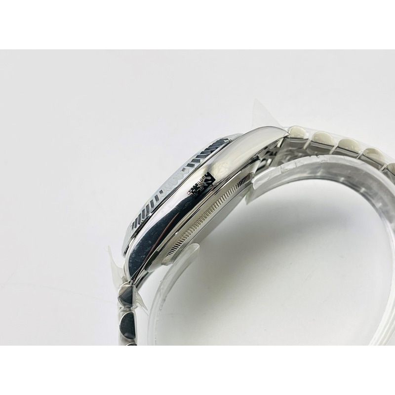 rolex stainless steel grey dial Di*m*nds inside 41mm