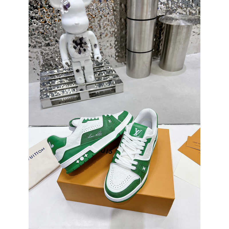 l**is V*t*n lv trainer sneaker green
