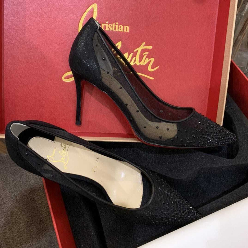 Ch**an louboutin follies strass black