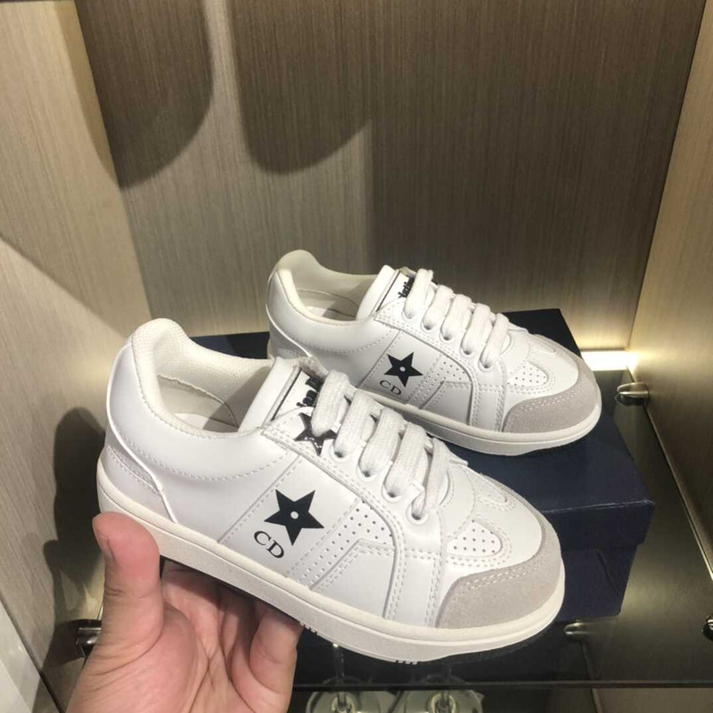 D*or kids cuir velours nudesar sneakers