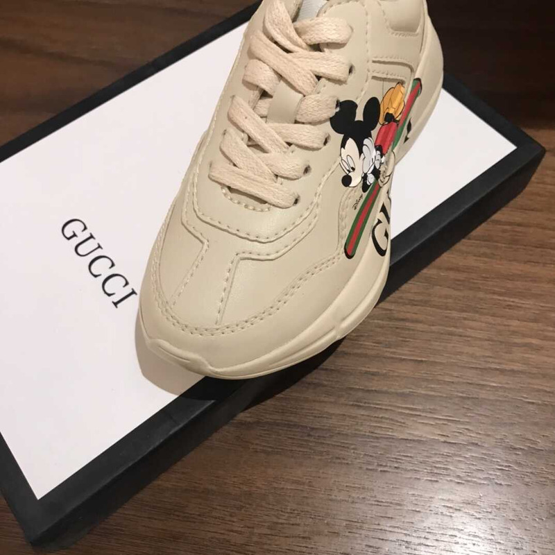 G*u*i logo x disney kids sneakers