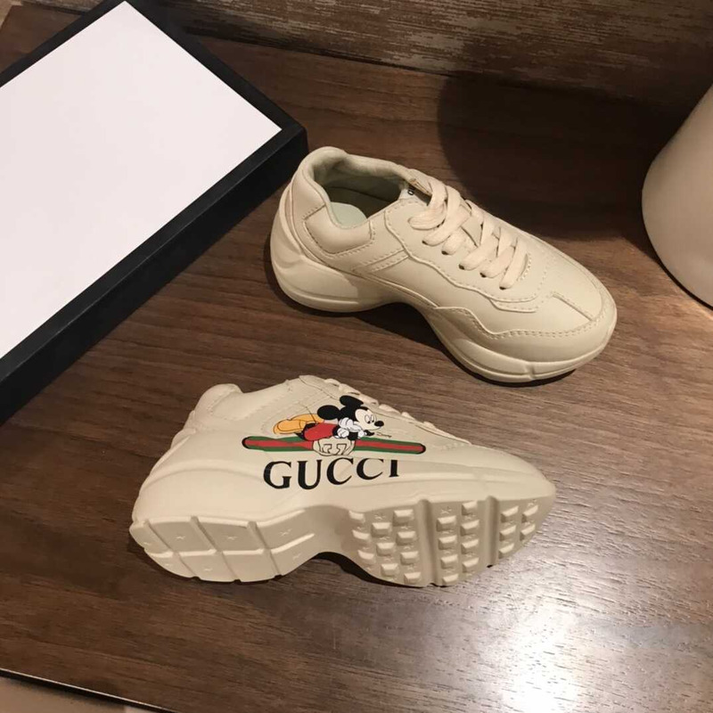 G*u*i logo x disney kids sneakers