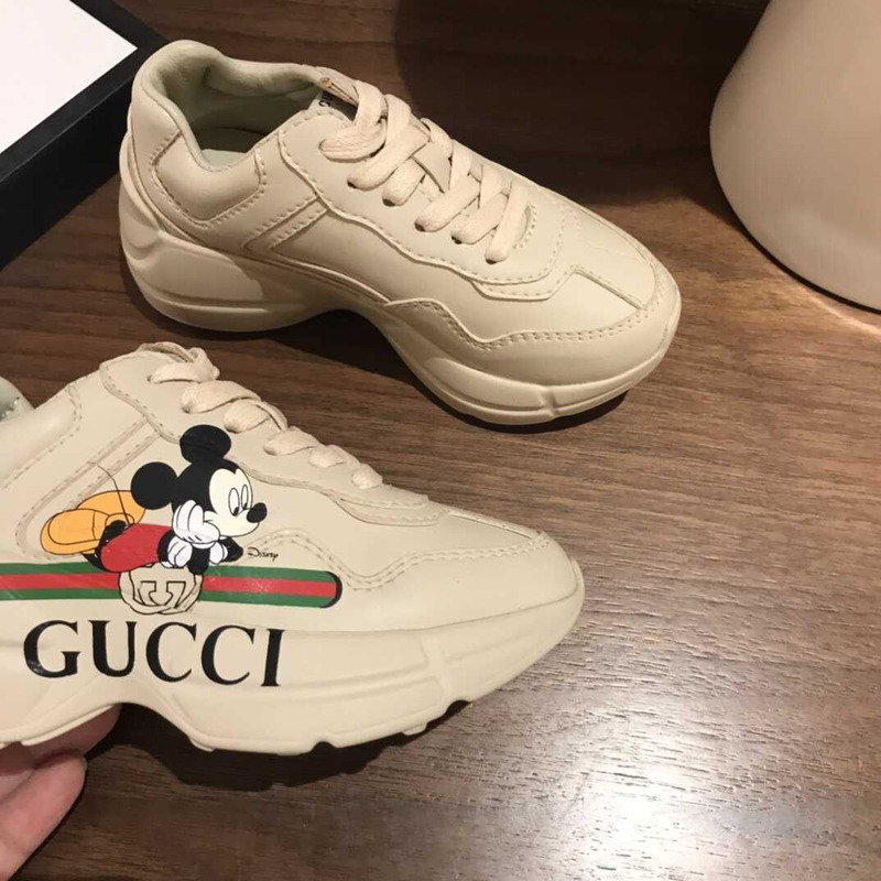 G*u*i logo x disney kids sneakers