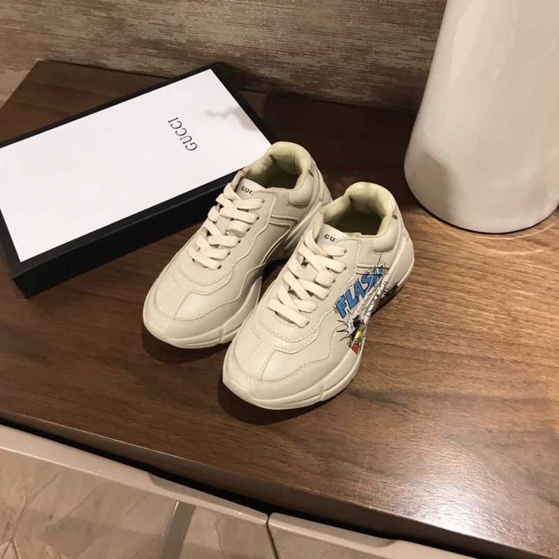 G*u*i rhyton x disney donald duck kids sneakers