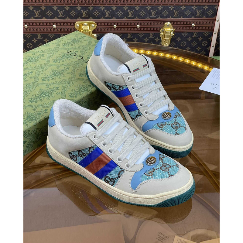 G*u*i G*u*i screener lace-up sneakers blue