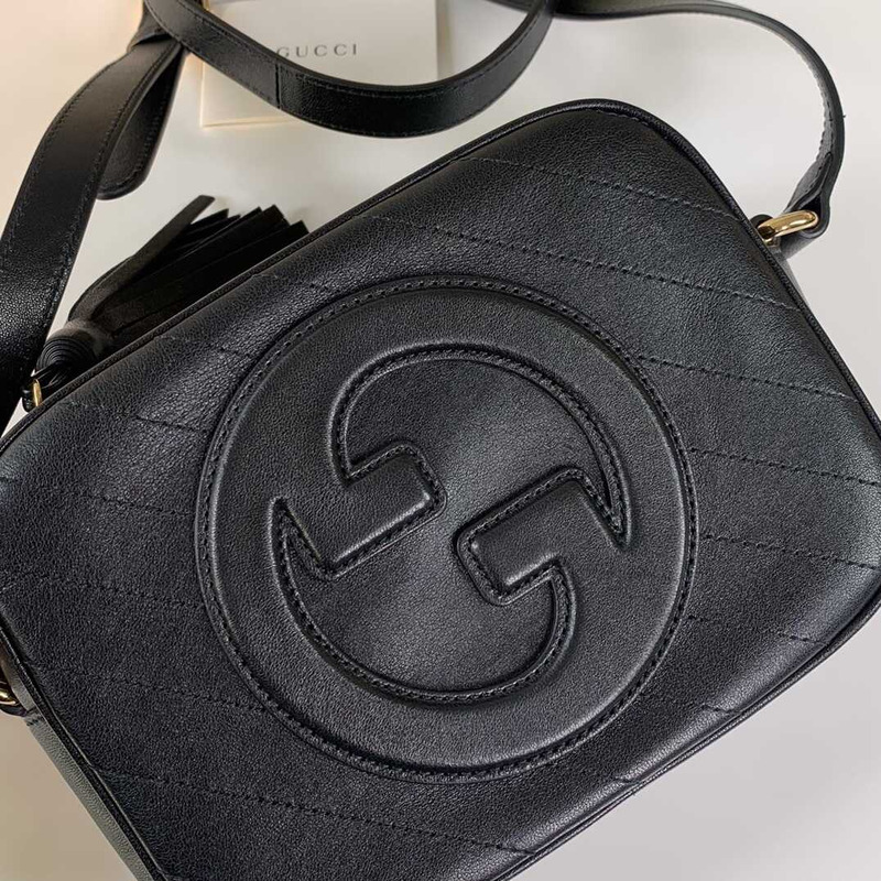 G*u*i blondie small shoulder bag black