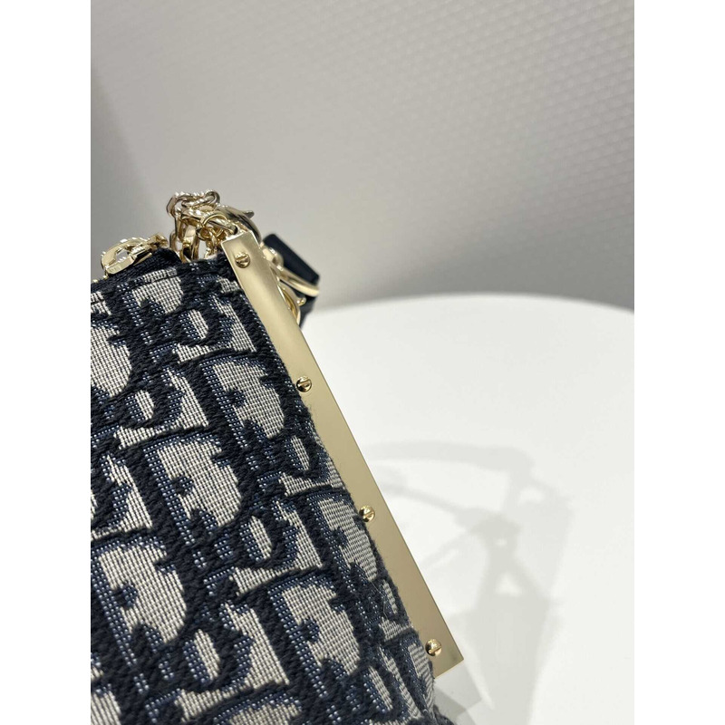 D*or club bag oblique jacquard blue D*or