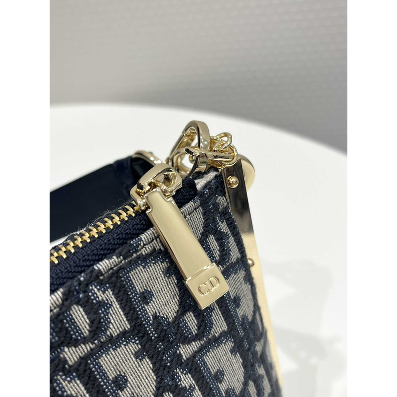D*or club bag oblique jacquard blue D*or