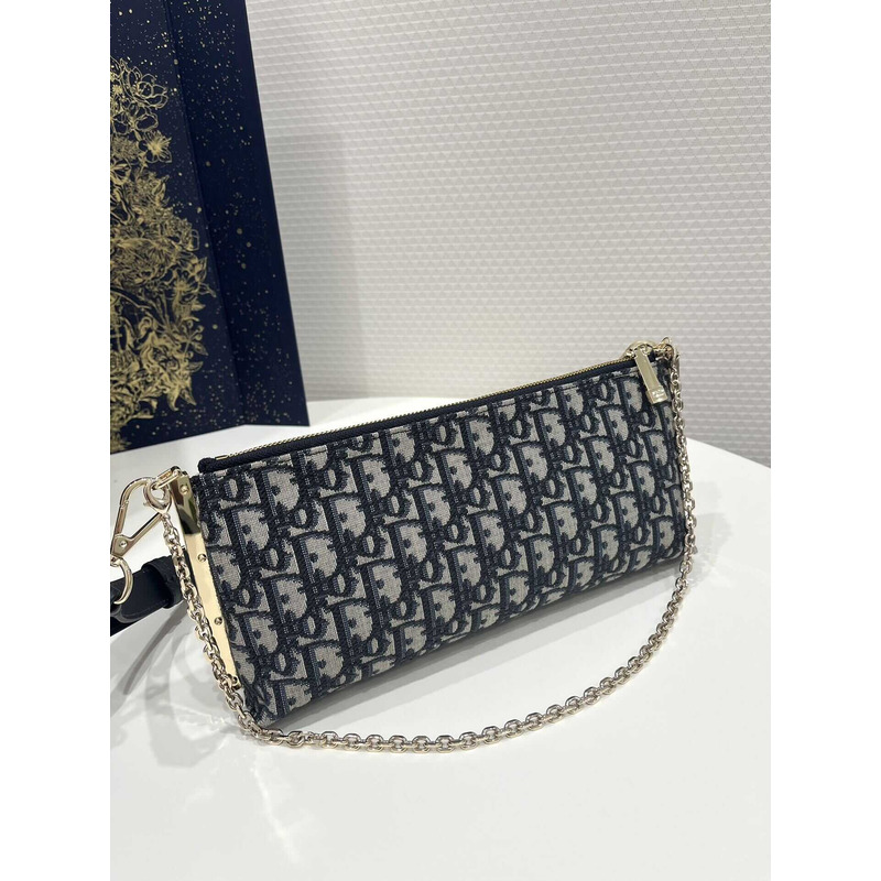 D*or club bag oblique jacquard blue D*or