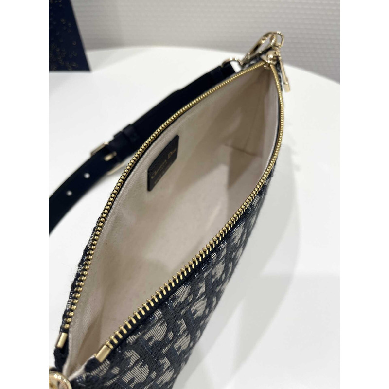 D*or club bag oblique jacquard blue D*or