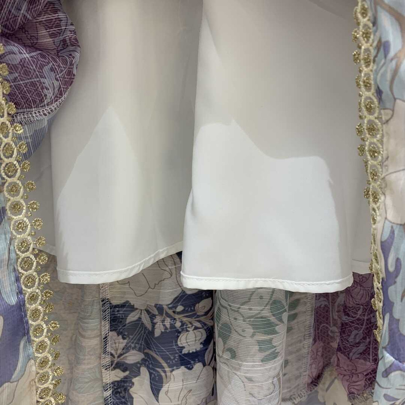 Zimmermann Celestial Silk Minidress Floral