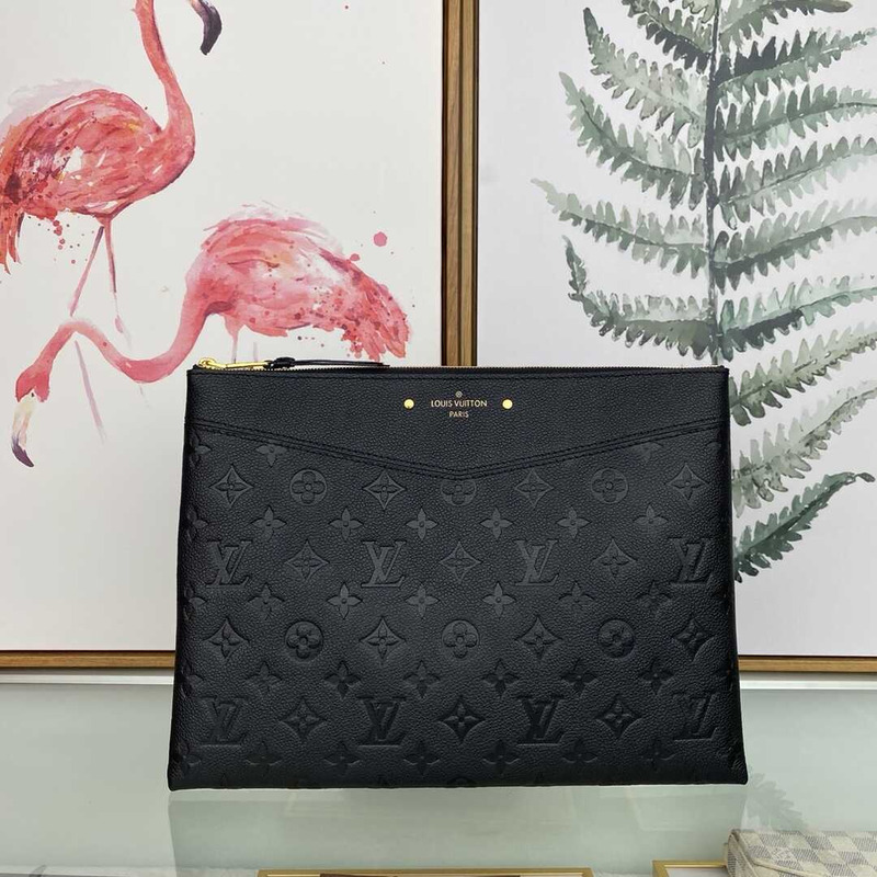l**is V*t*n daily carry-on bag leather black