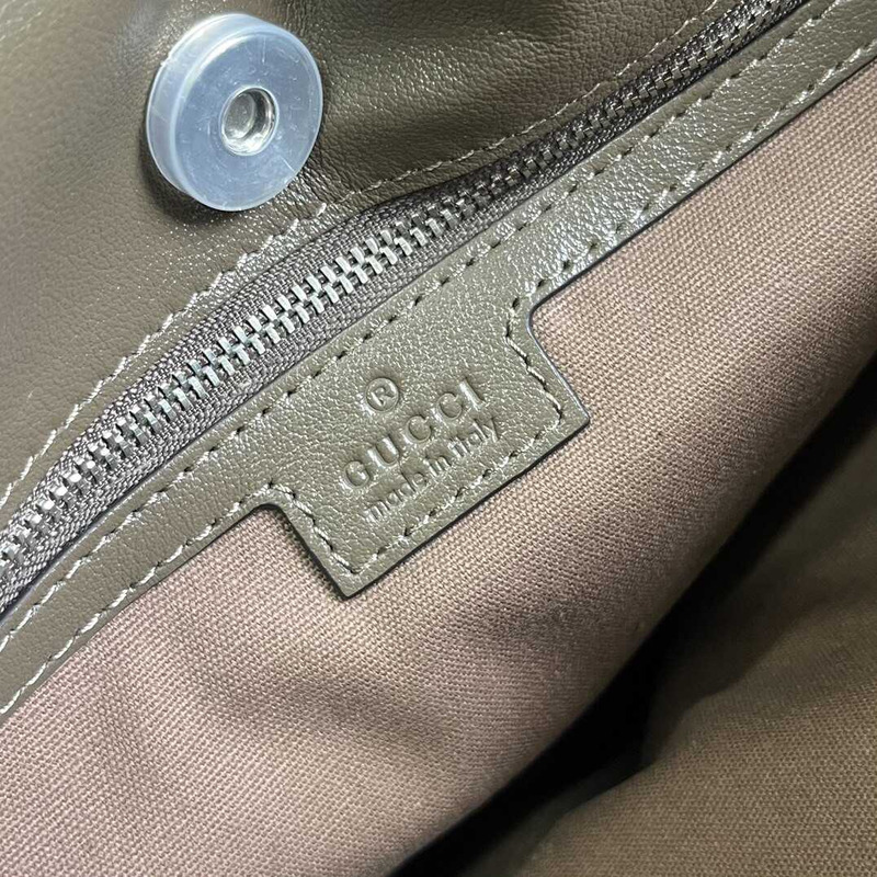 G*u*i blondie medium tote bag brown green
