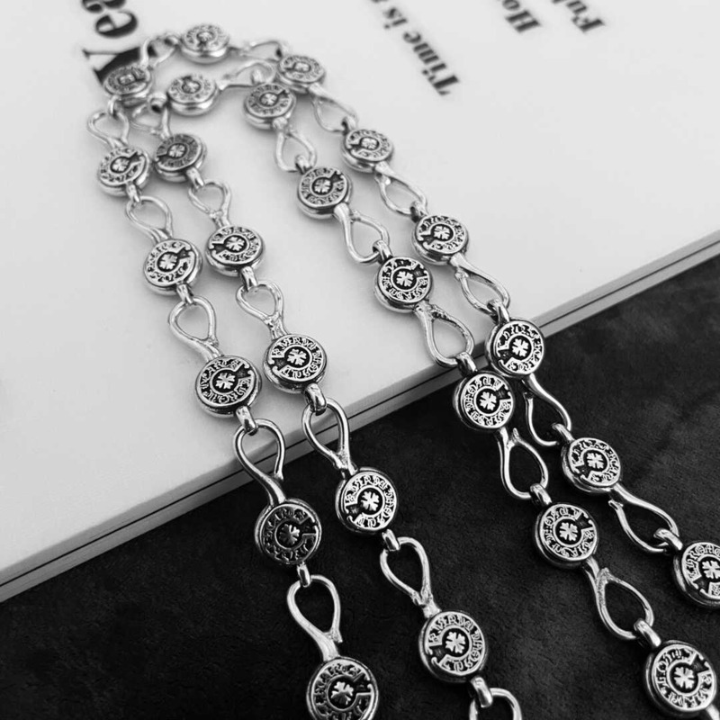 Ch*0me He**ts sterling silver necklace