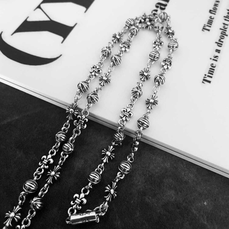Ch*0me He**ts sterling silver necklace