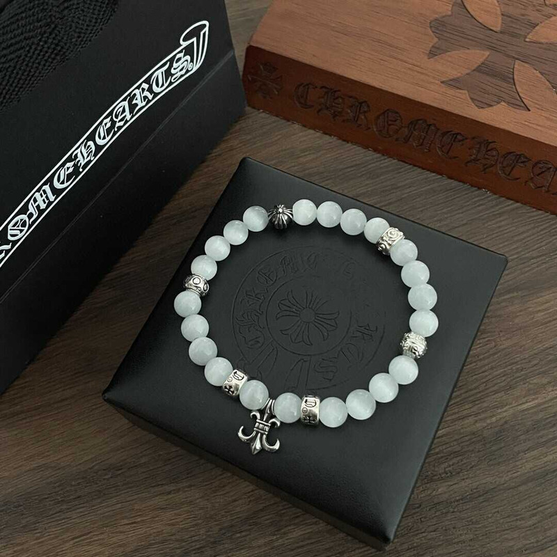 Ch*0me heart bead bracelet
