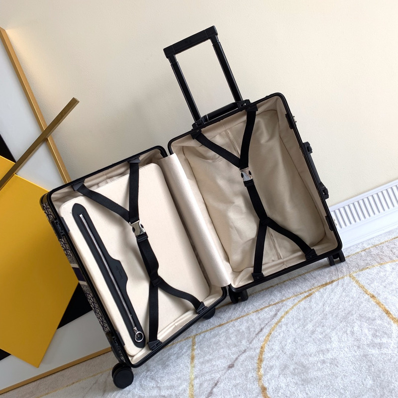 D*or luggage box suitcase blue