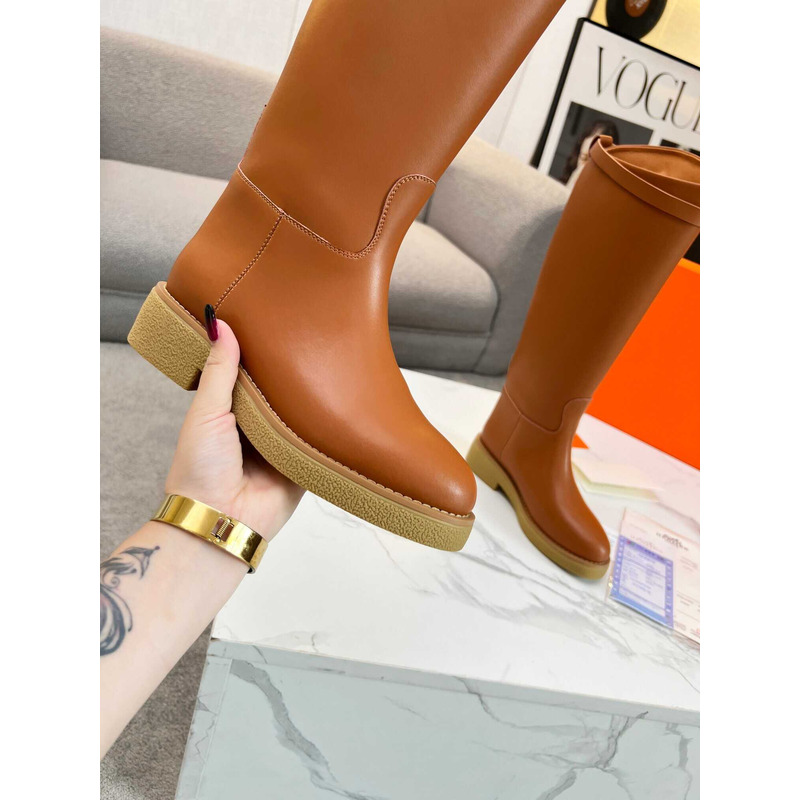 H**mes faustine boot brown