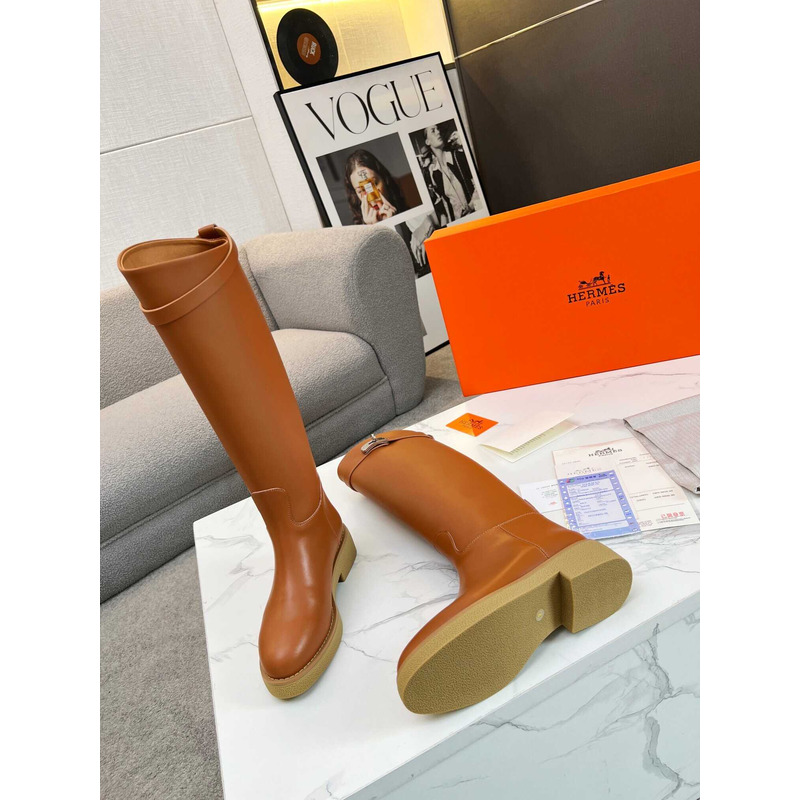 H**mes faustine boot brown