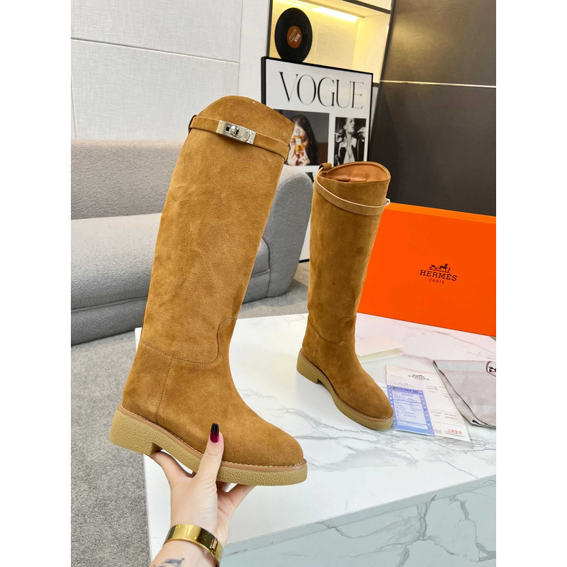H**mes faustine boot yellow