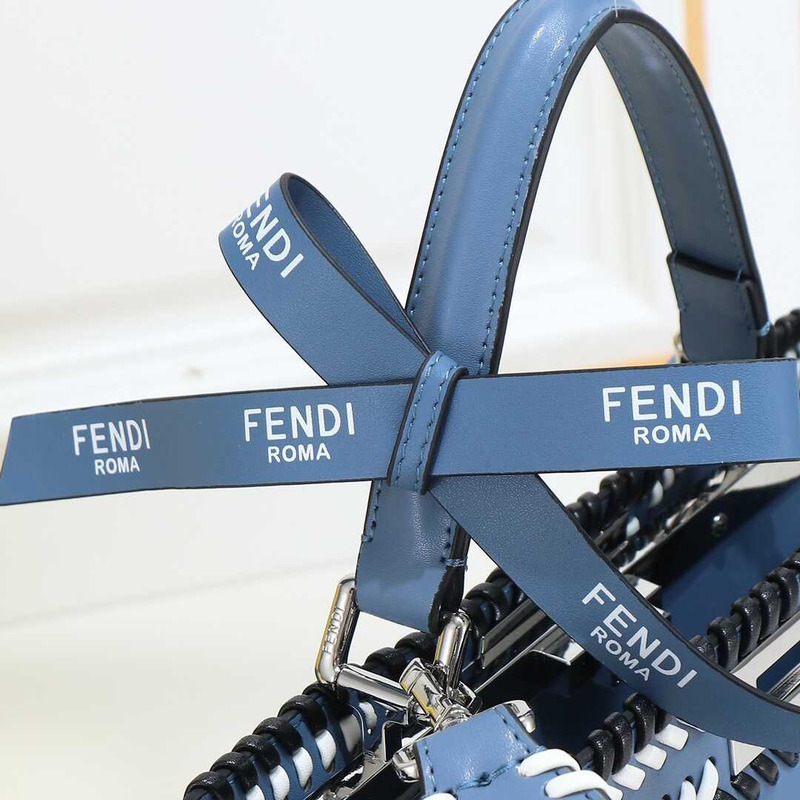 F**di peekaboo iseeu bag blue
