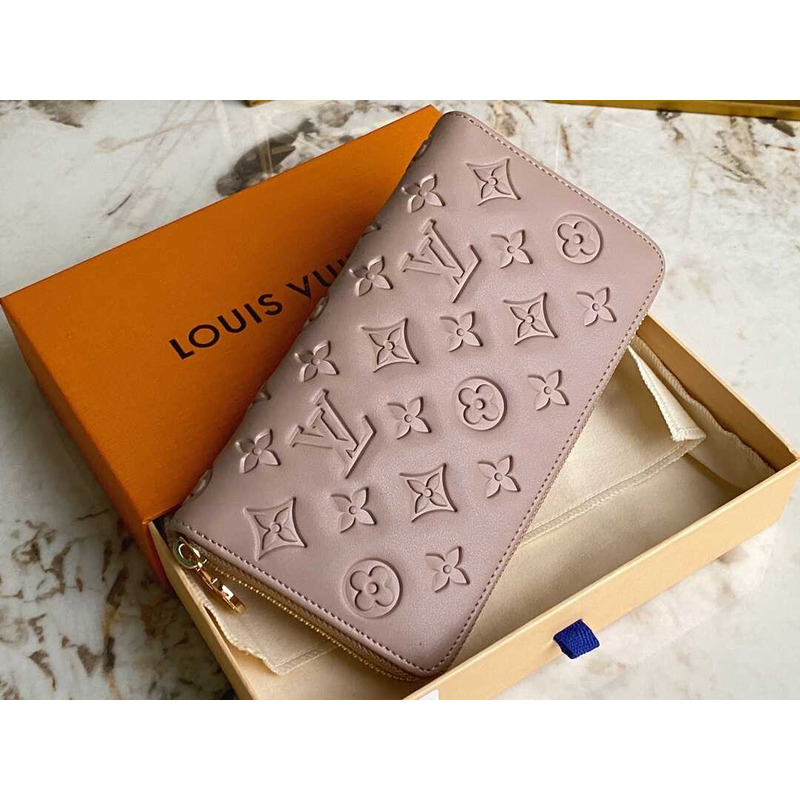 l**is V*t*n zippy wallet nude pink