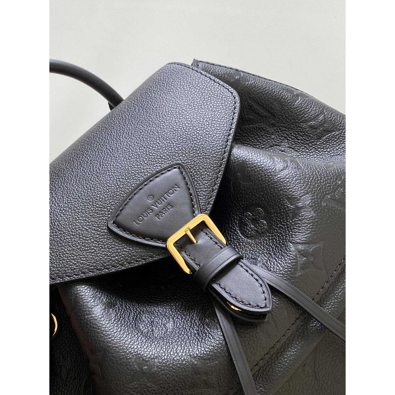 l**is V*t*n monogram empreinte montsouris pm backpack leather bag black