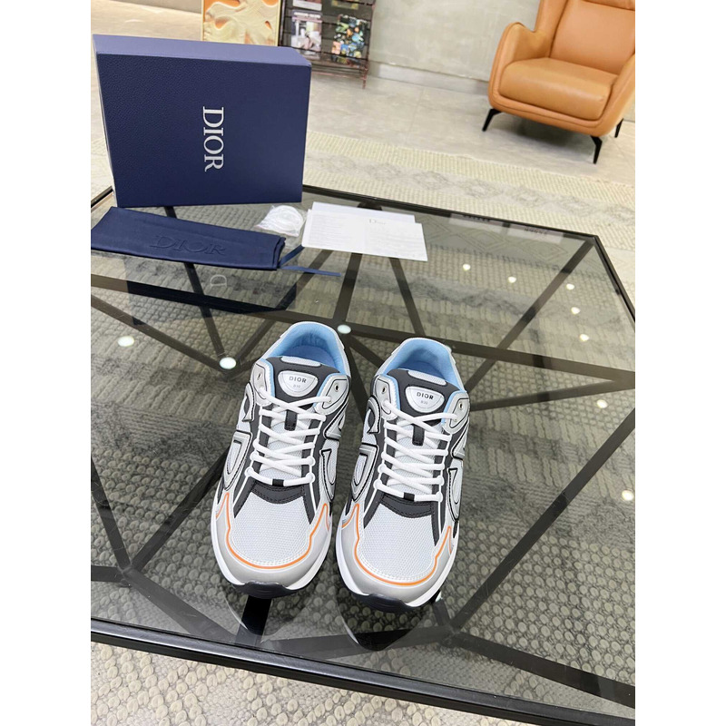 D*or b30 sneakers grey mesh and grey and black technical fabric