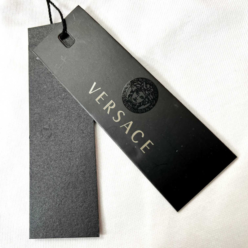 versace medusa F**e printed t-shirt white