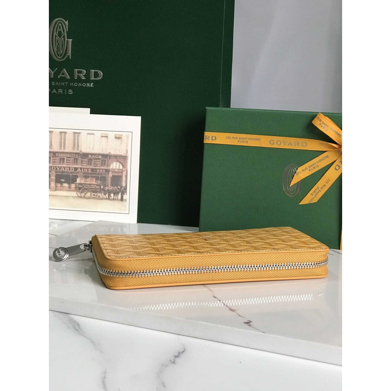 Go*ard matignon canvas wallet yellow