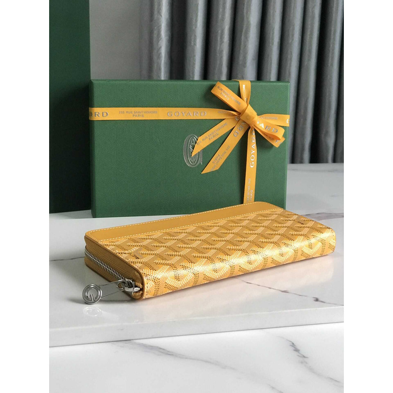 Go*ard matignon canvas wallet yellow