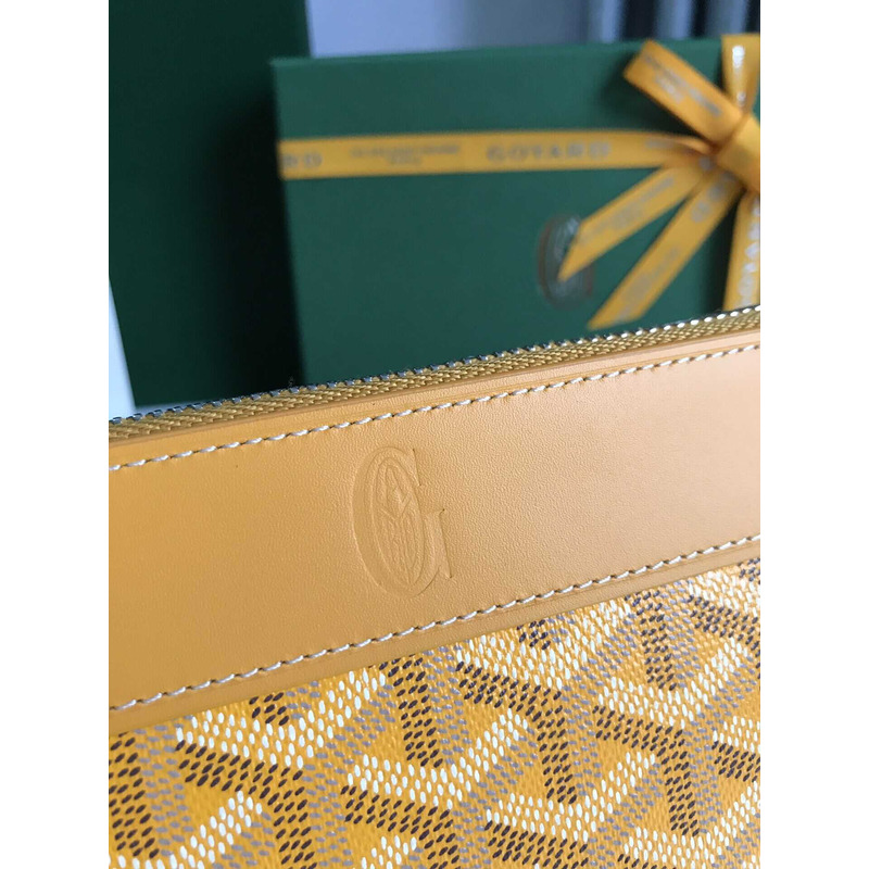 Go*ard matignon canvas wallet yellow