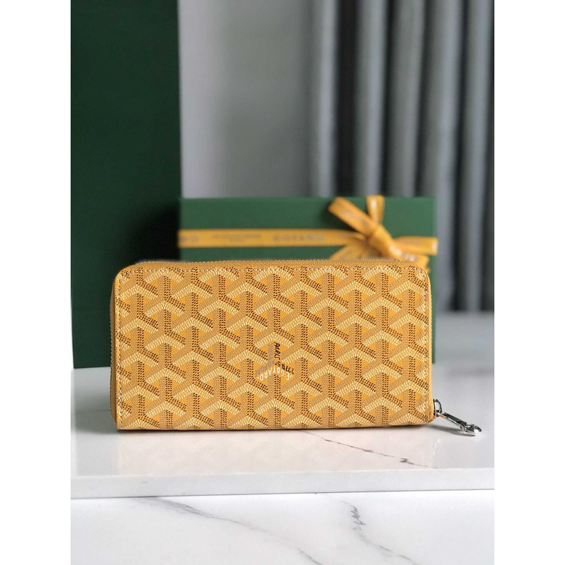 Go*ard matignon canvas wallet yellow