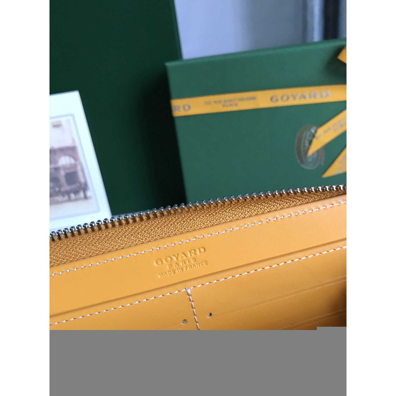 Go*ard matignon canvas wallet yellow