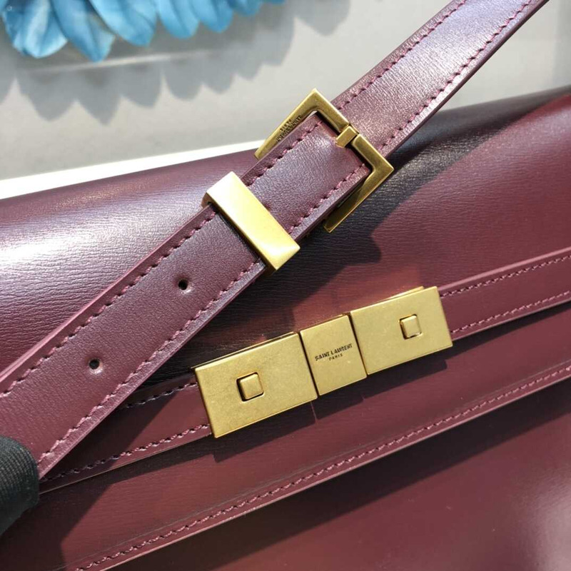 Saint Laurent Manhattan Shoulder Bag Leather