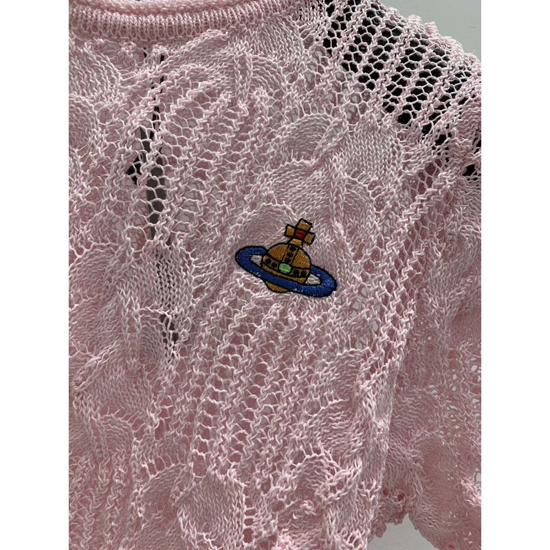 u1u1enne westwood knit top pink