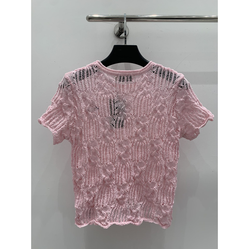 u1u1enne westwood knit top pink