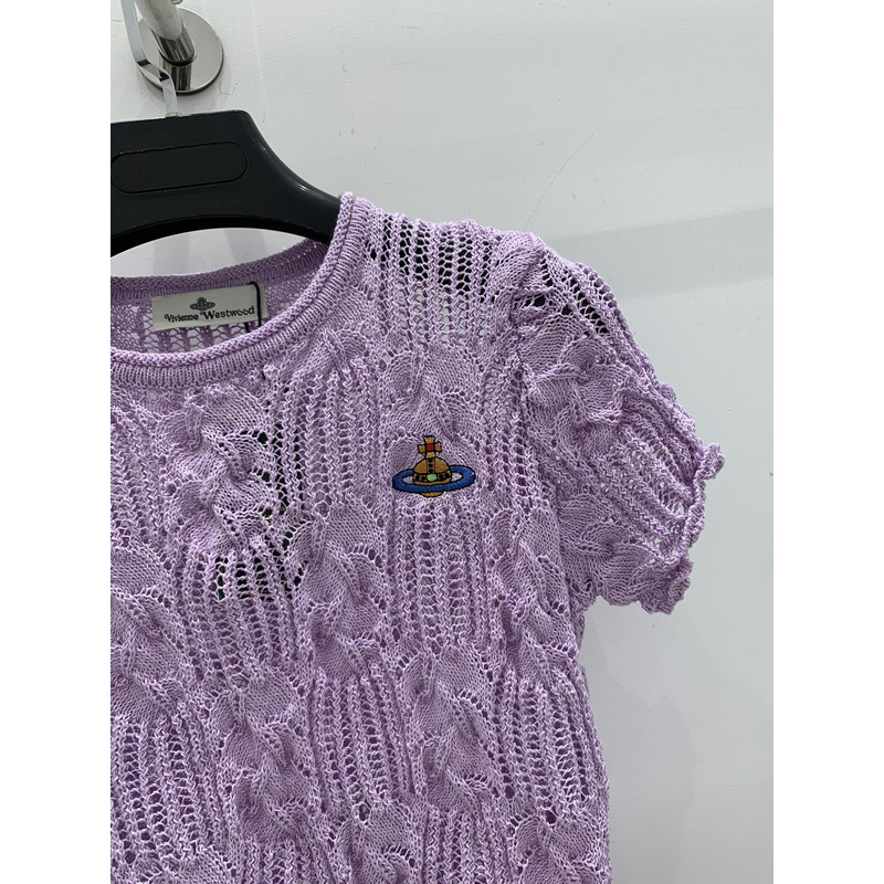 u1u1enne westwood knit top purple